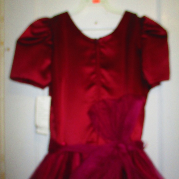 TIP TOP PARTY DRESS.FORMAL.WINE.16.NWT.BEAUTIFUL - Picture 6 of 7